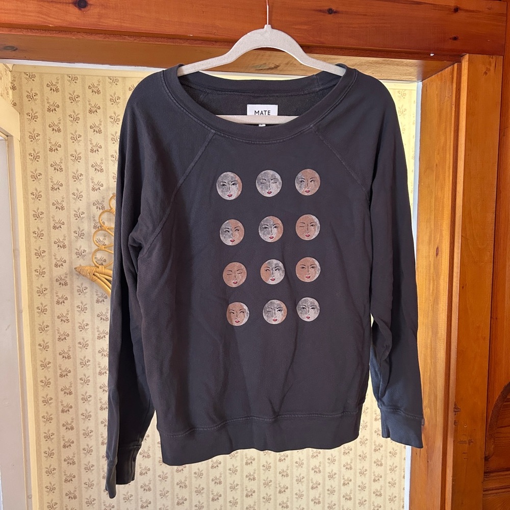MATE free people Gray Sweatshirt